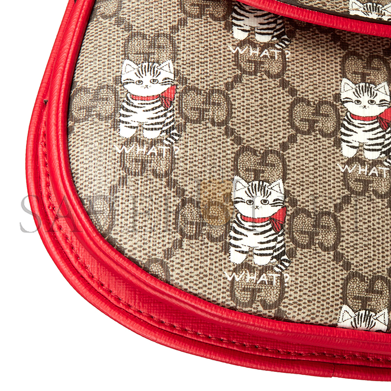 GUCCI CHILDREN'S PRINTED GG SHOULDER BAG 814014 (16*15*2.5cm) GUCCI CHILDREN'S PRINTED GG SHOULDER BAG 814014 (16*15*2.5cm)